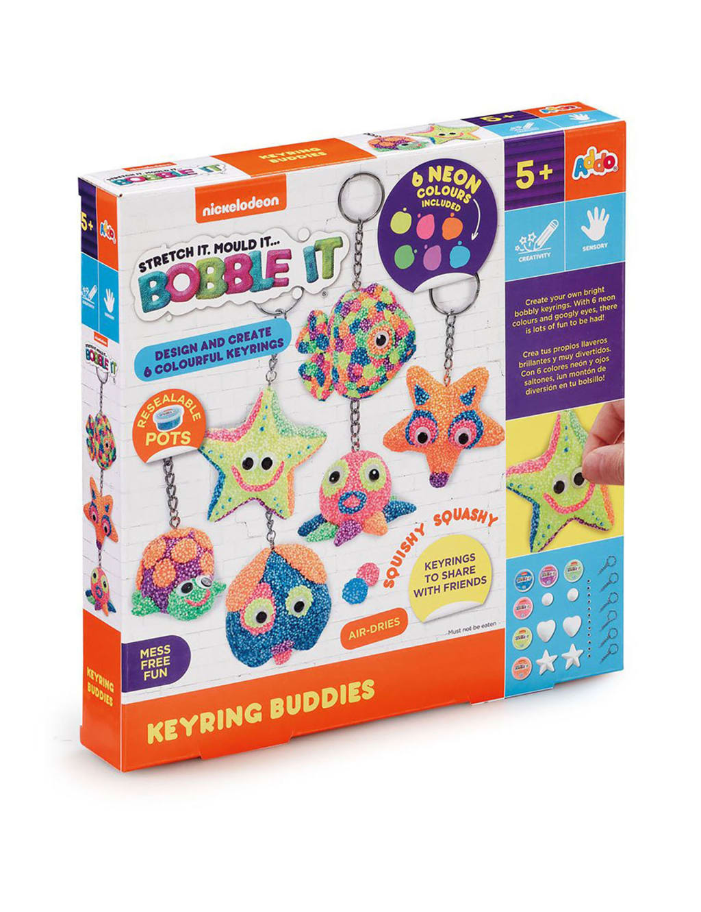 Nickelodeon Bobble It Keyring Craft Set (5-8 Yrs)