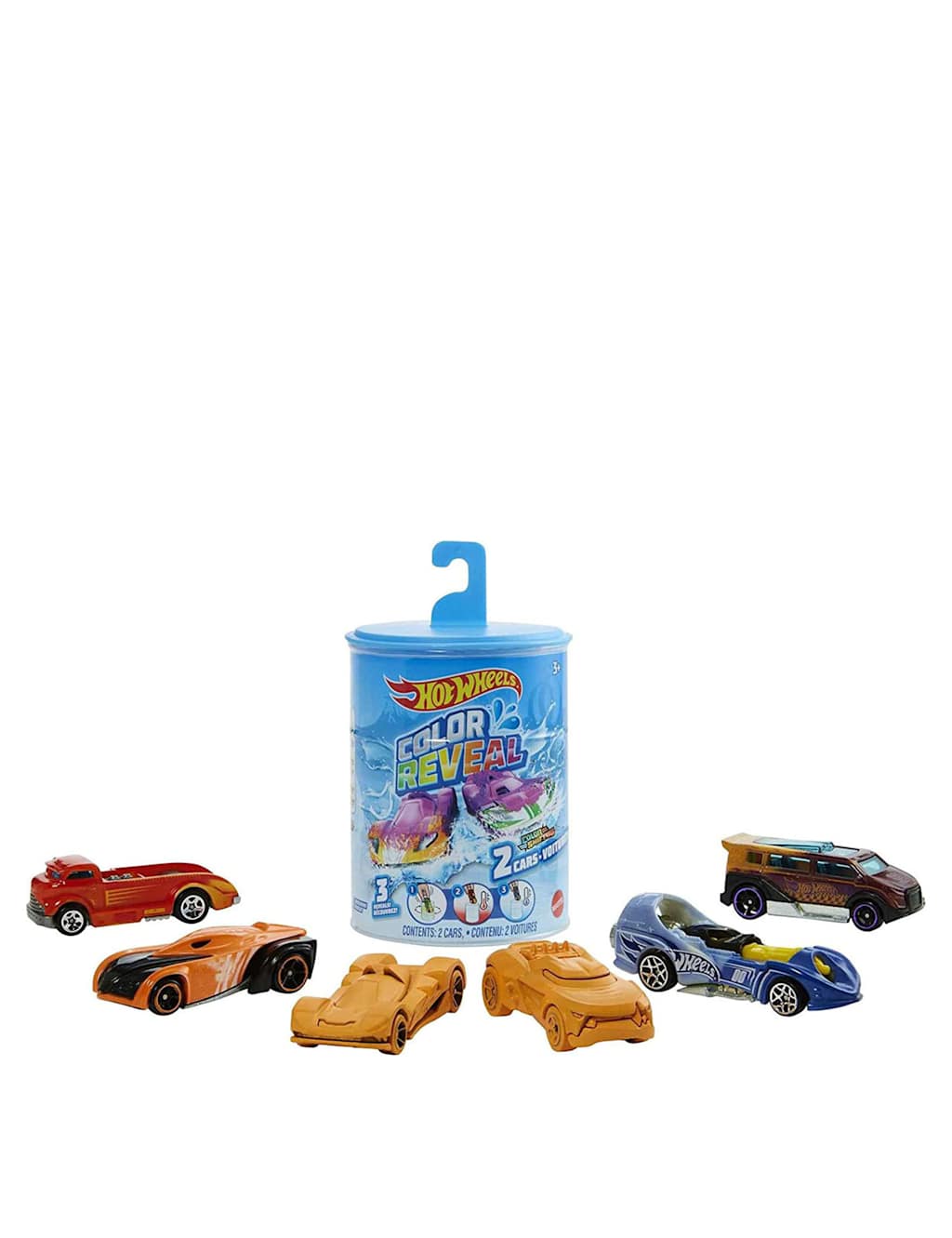 2pk Colour Reveal Cars (3+ Yrs)