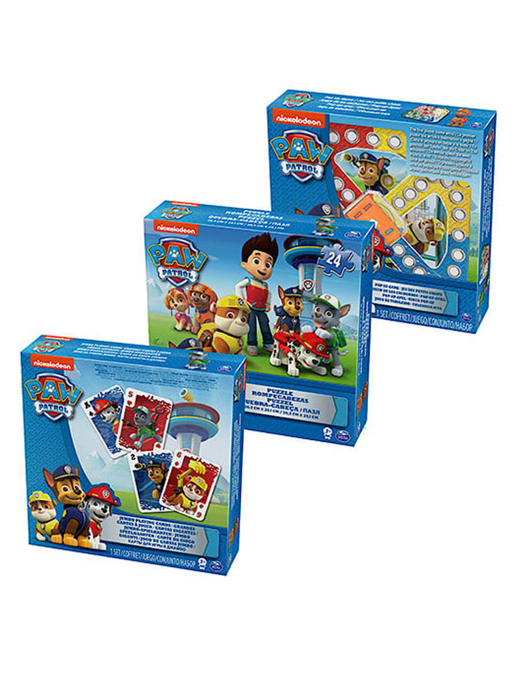 Paw Patrol Games 3 Pack (3-5 Yrs)