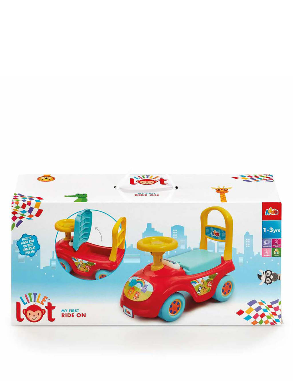Little Lot My First Ride On - Red and Blue (1-3 Yrs)
