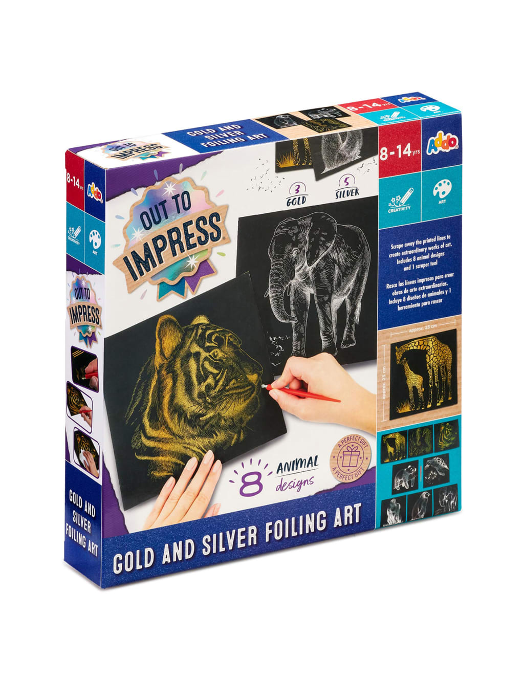 Gold & Silver Foiling Art Set (8-12 Yrs)
