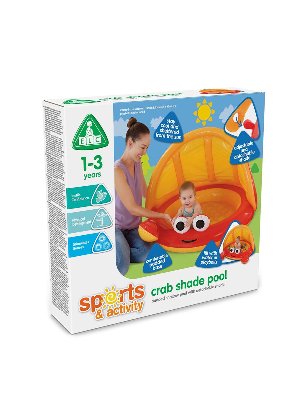Crab Shade Pool (1+ Yrs)
