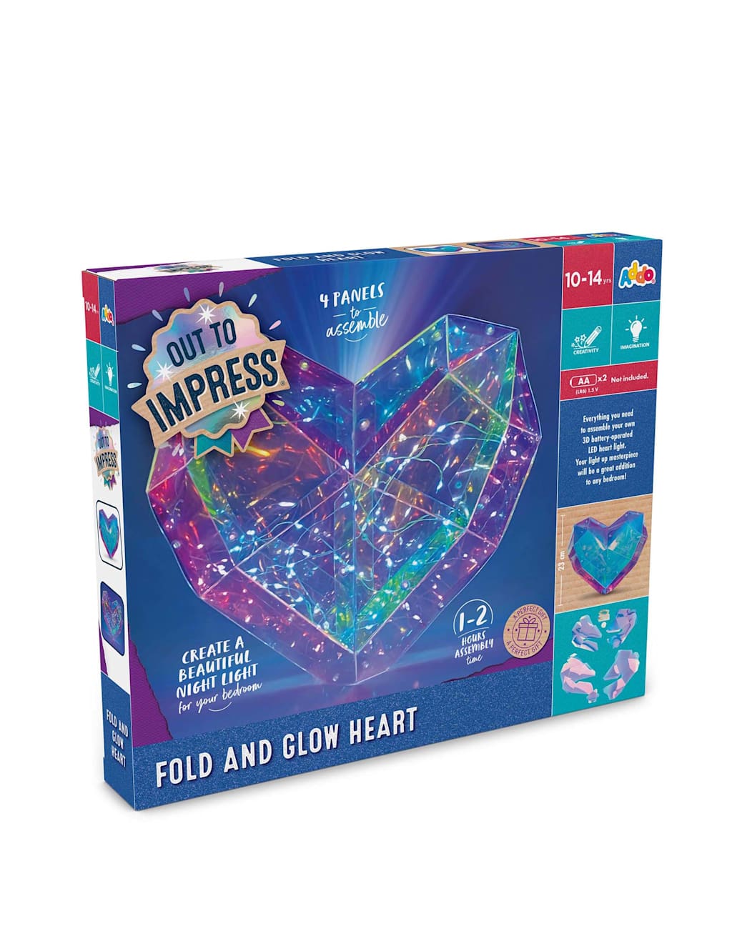 Fold and Glow Heart (10-14 Yrs)