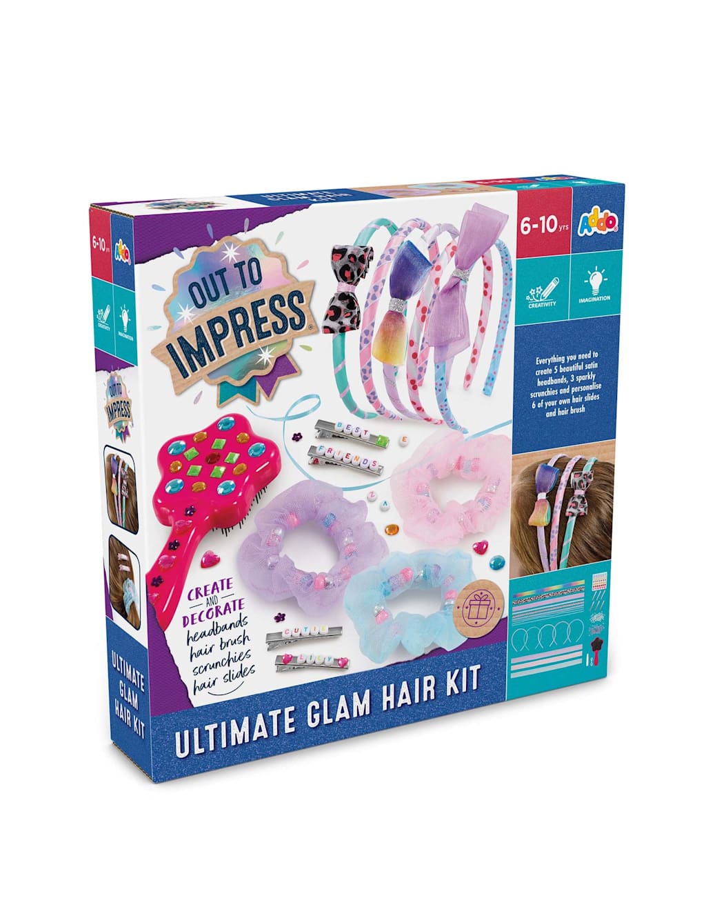 Ultimate Glam Hair Kit (6-10 Yrs)