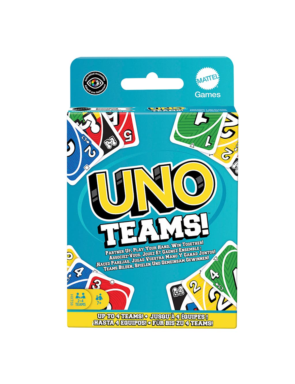Uno Teams Family Card Game (7+ Yrs)