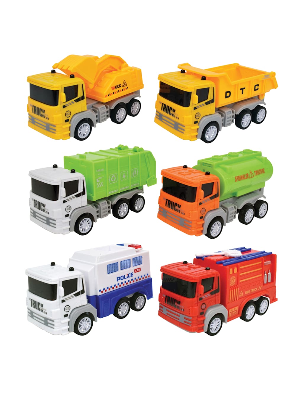 6pk Work Trucks Vehicles (3+ Yrs)