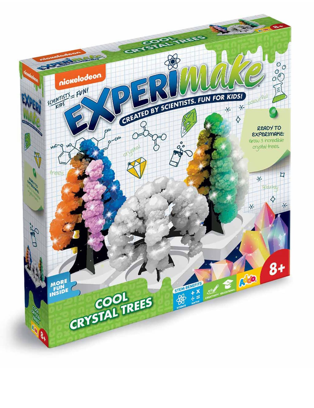 Nickelodeon Experimake Cool Crystal Trees (8+ Yrs)