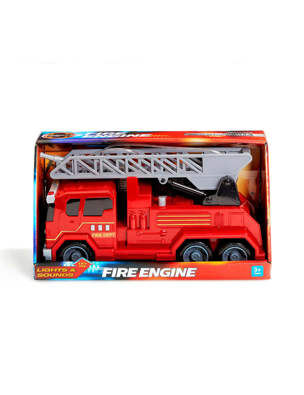 Friction Lights & Sounds Fire Truck (3+ Yrs)