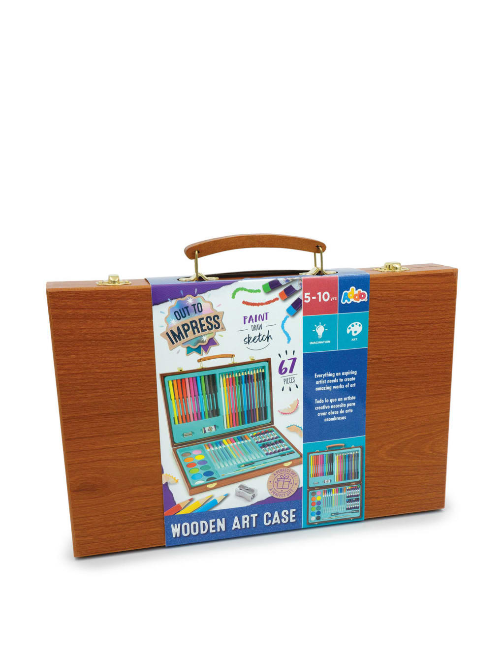 Wooden Art Case (5-10 Yrs)