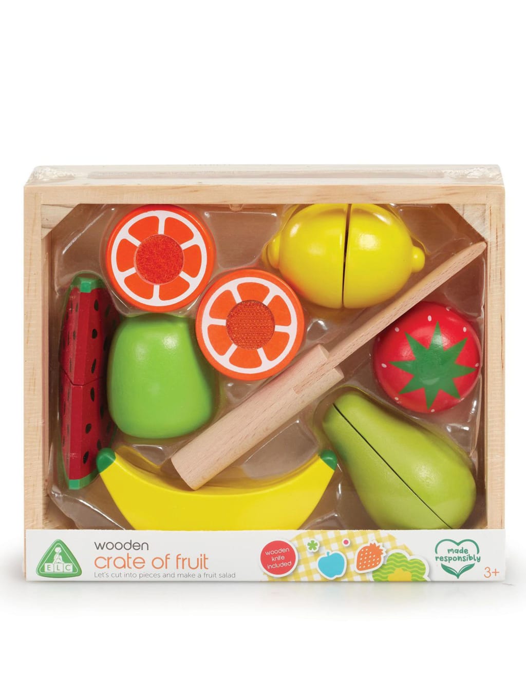 Wooden Crate of Fruit (3+ Yrs)