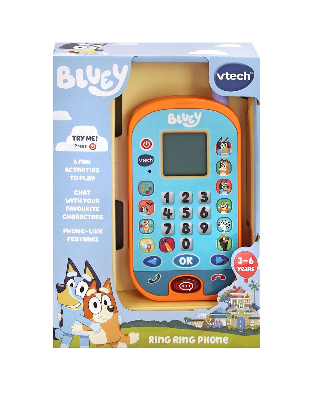 Bluey Ring Ring Phone (3-6 Yrs)