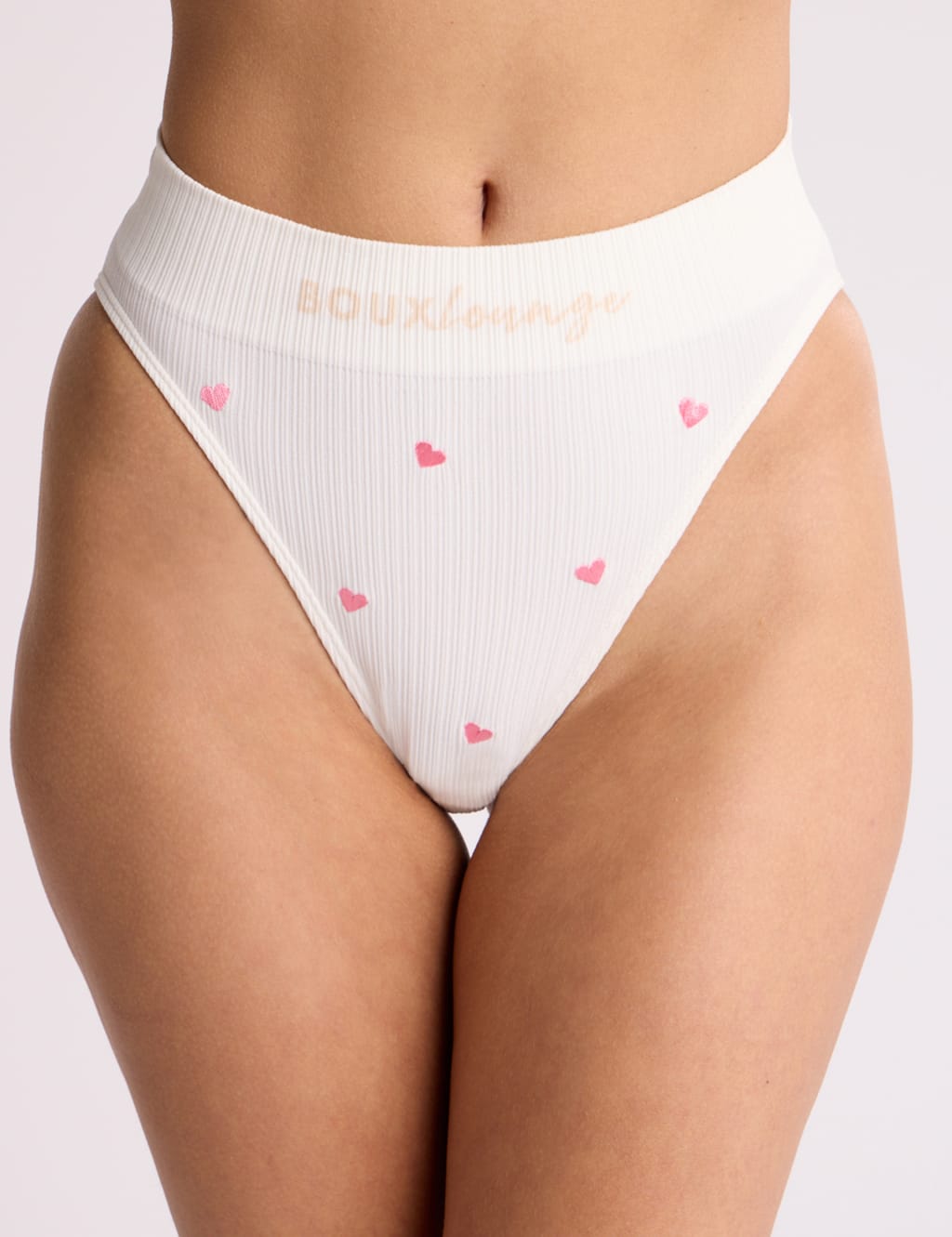 Heart Ribbed Full Briefs