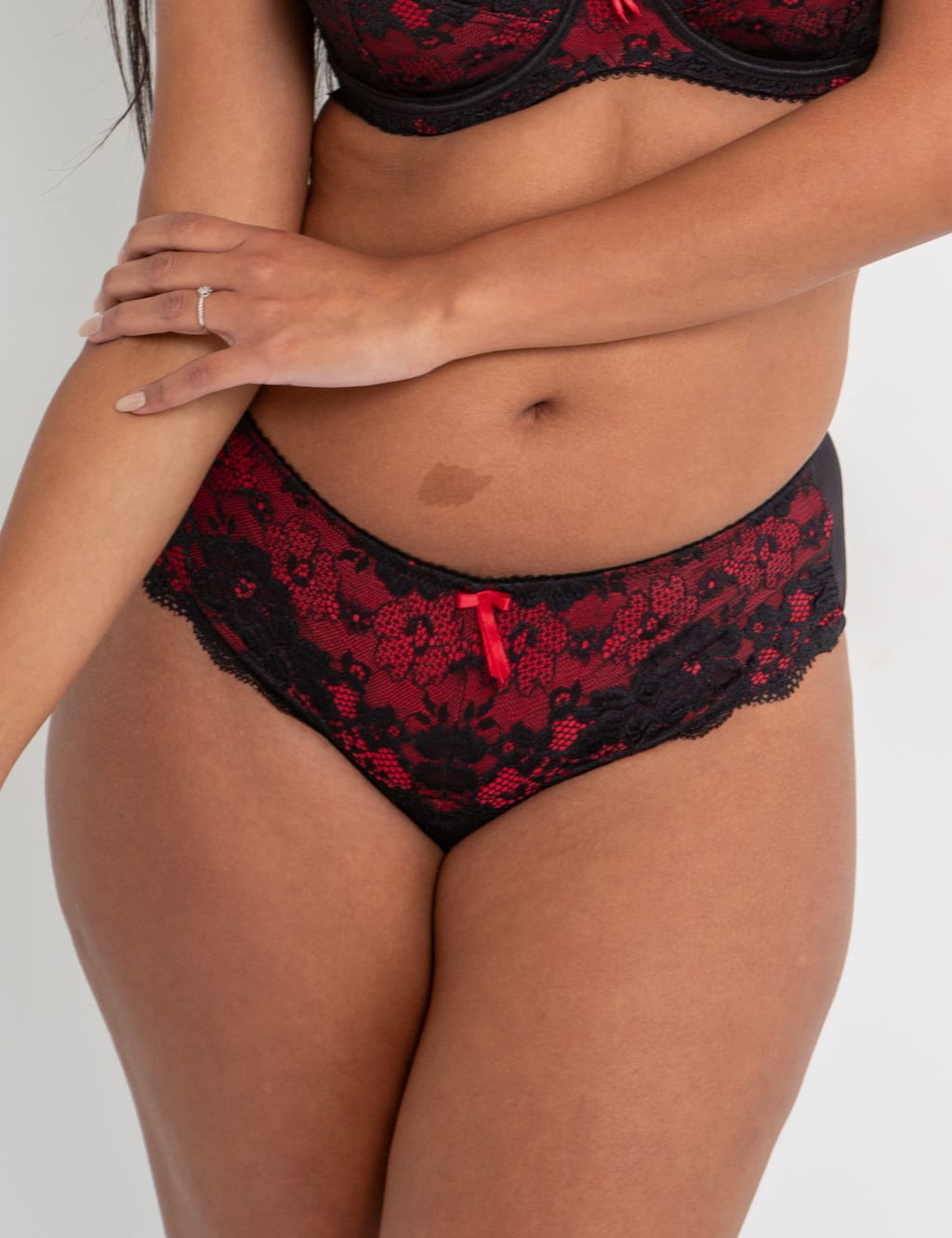 Pour Moi Women's Amour French Knickers - 16 - Black Mix, Teal Mix,Black Mix
