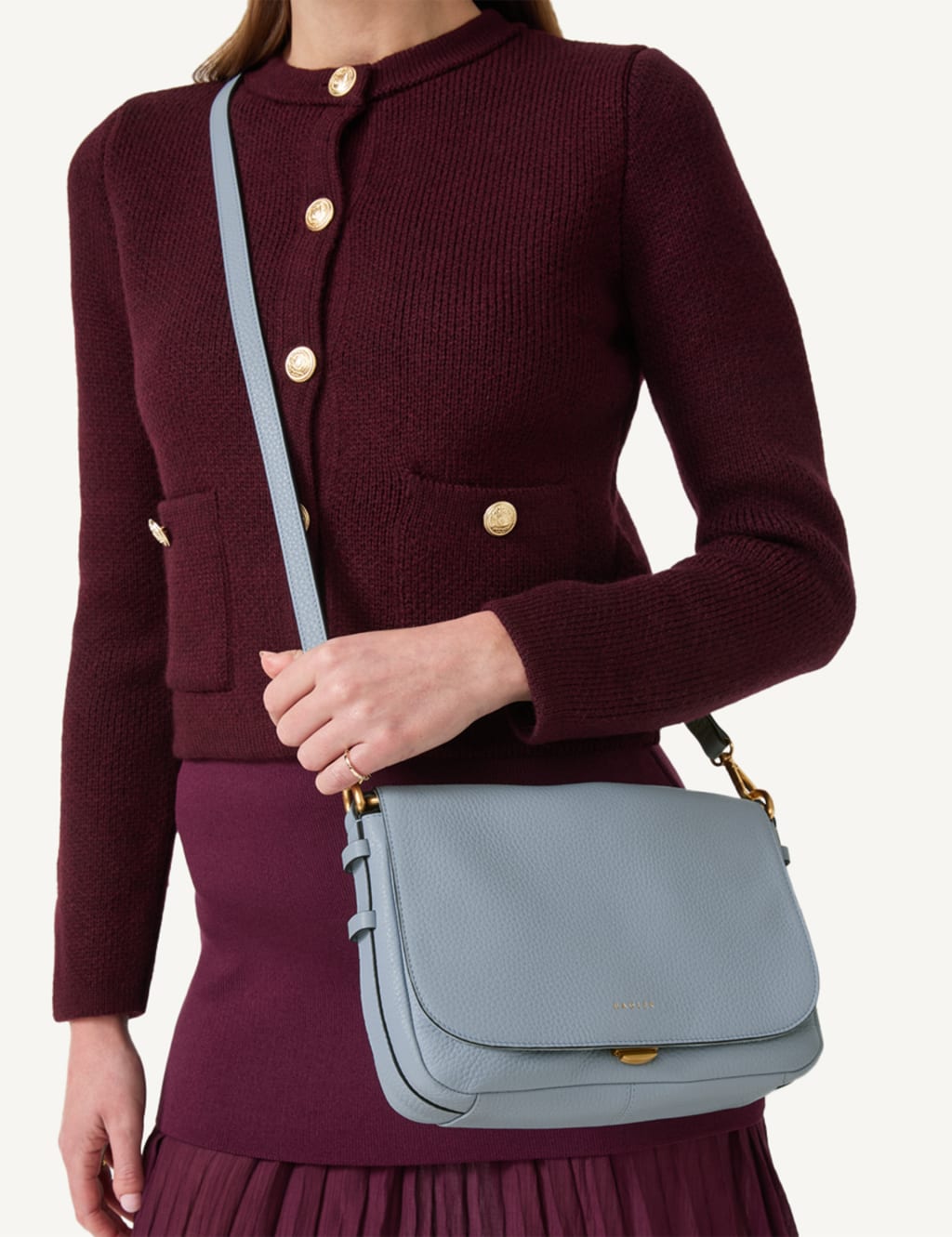Graffton Street Leather Cross Body Bag