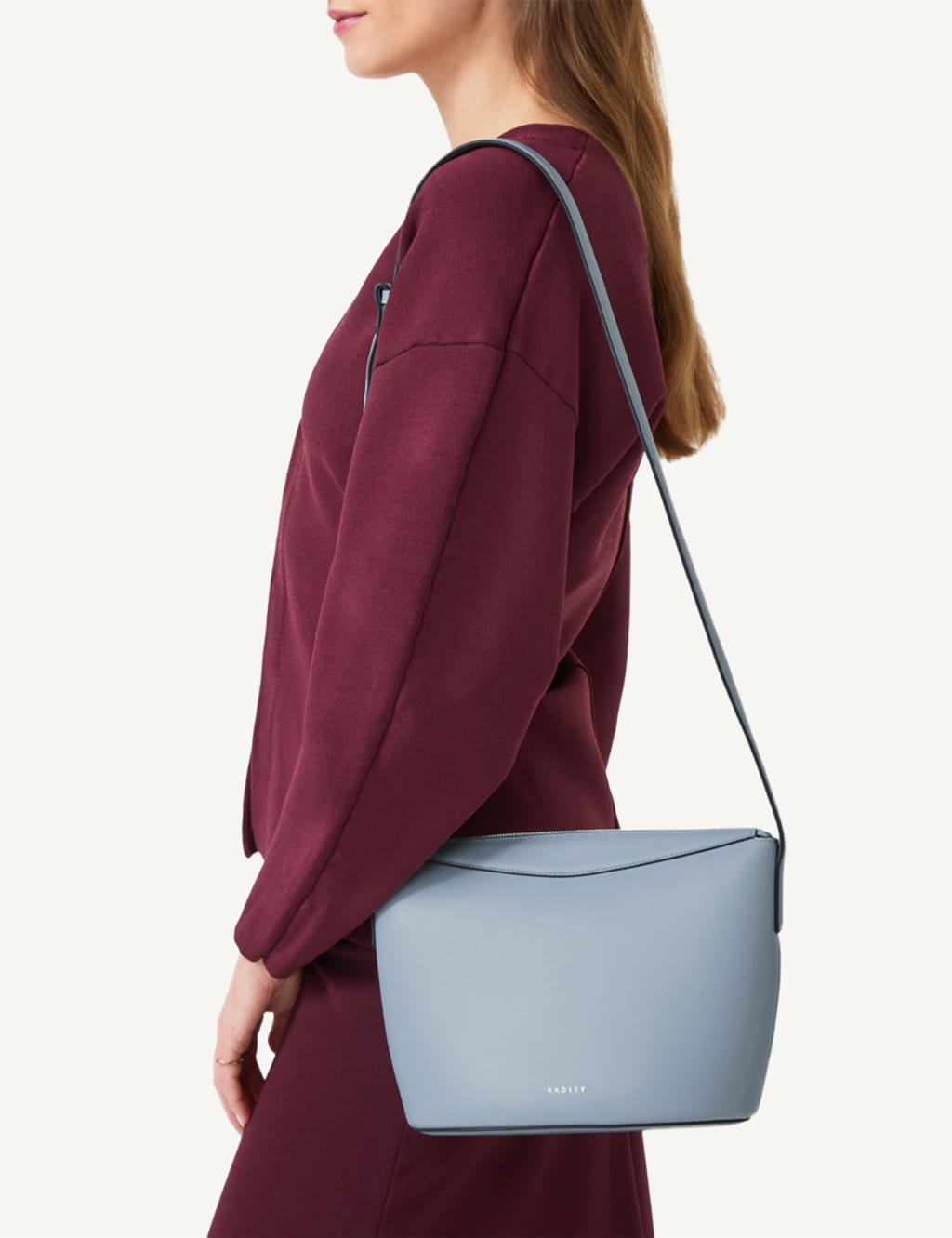 The Kensal Leather Zip Cross Body Bag