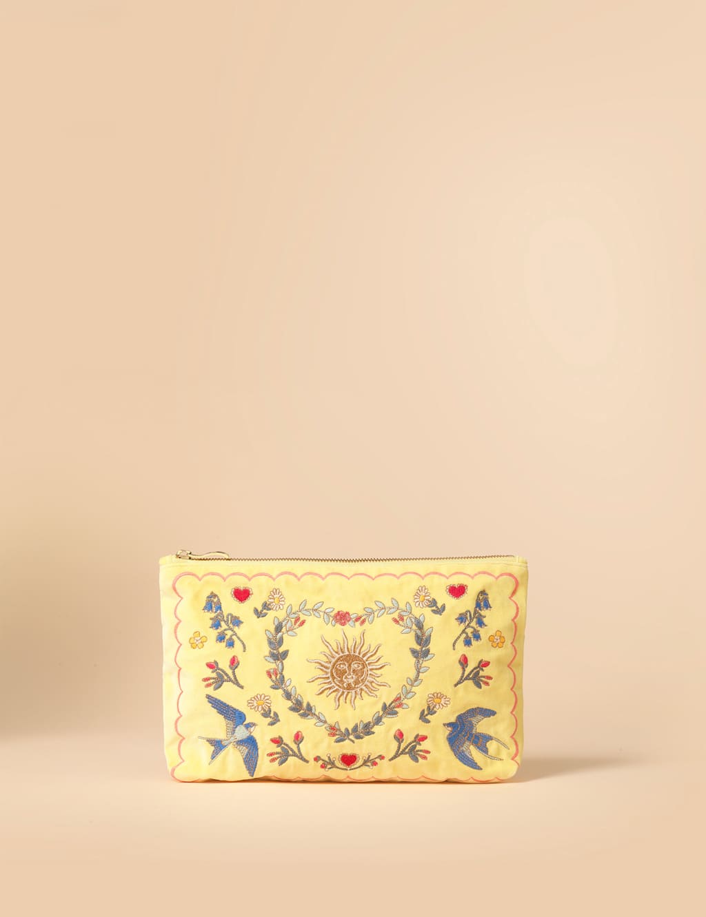 Pure Cotton Embroidered Pouch
