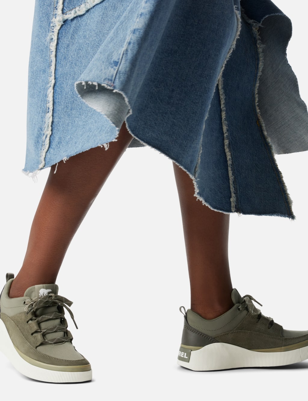Out N About IV Suede Platform Trainers