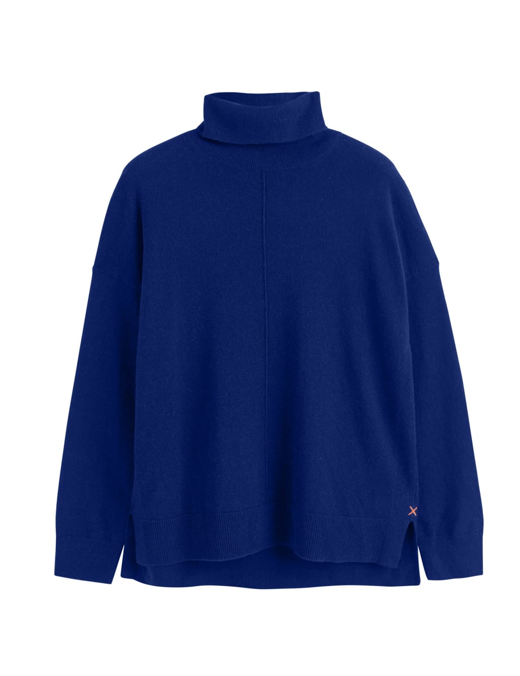Wool Rich with Cashmere Roll Neck Relaxed Jumper