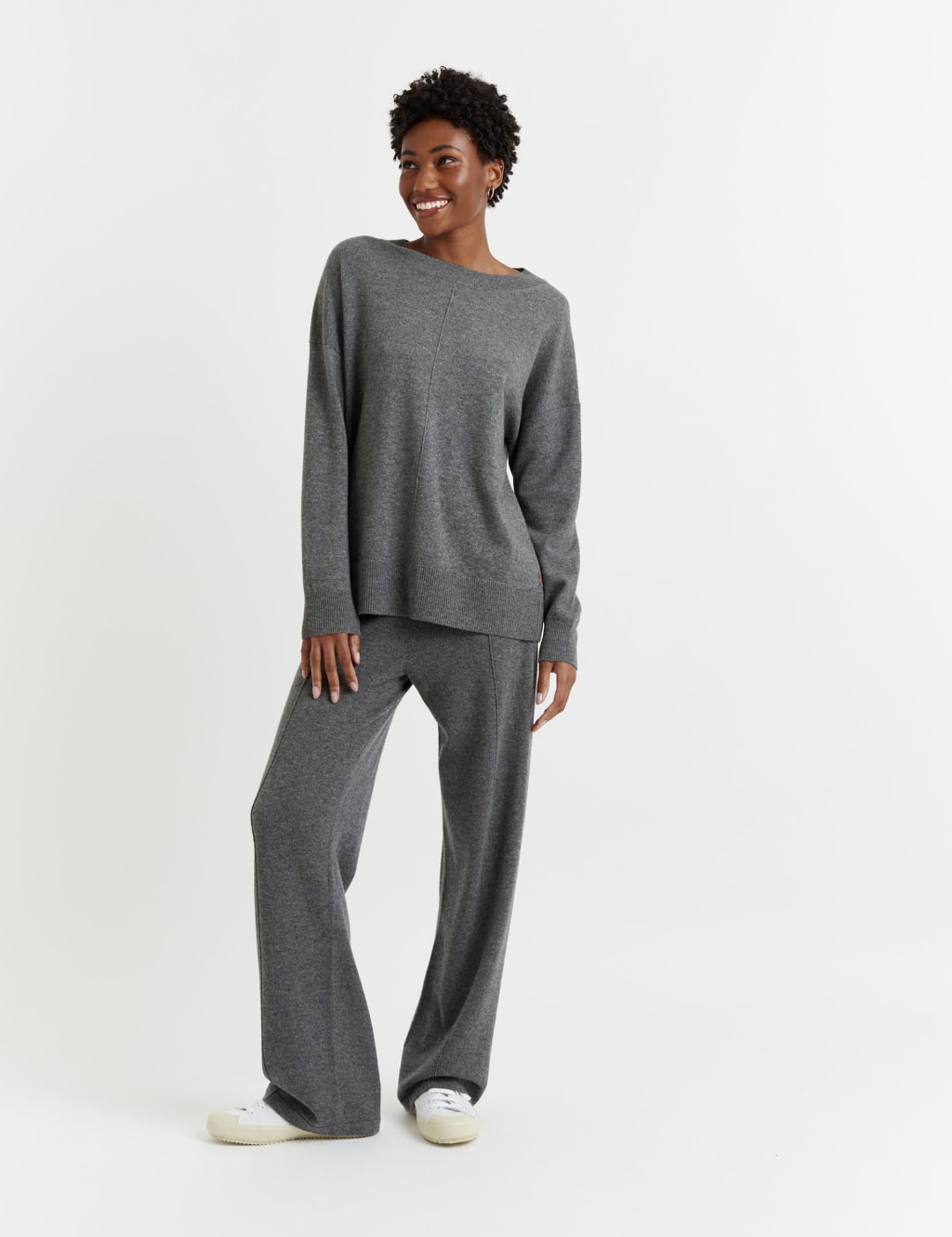Wool Rich with Cashmere Relaxed Jumper