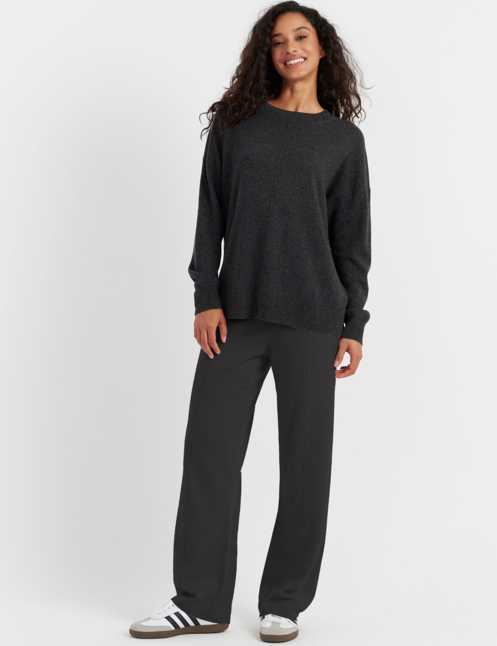 Wool Rich with Cashmere Relaxed Jumper