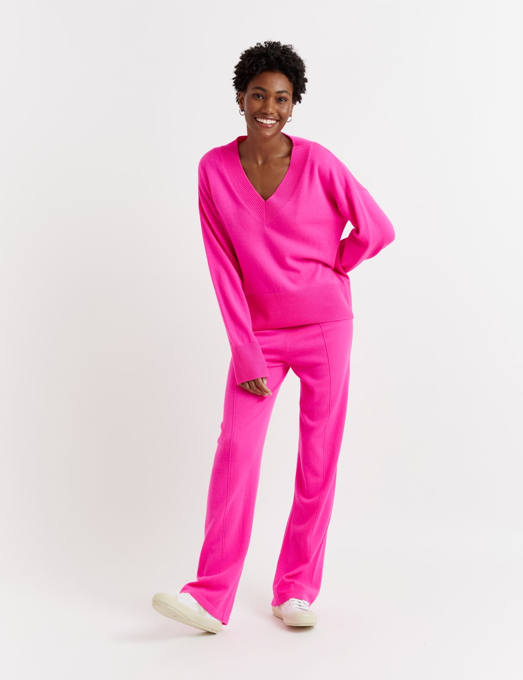 Wool Rich Relaxed Jumper with Cashmere