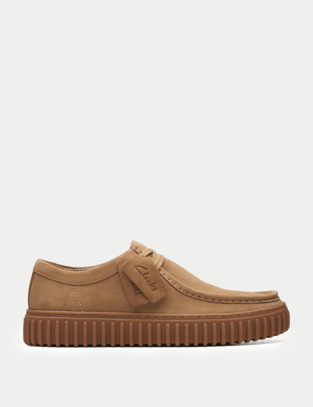 Clarks Men's Torhill Lo Suede Shoes - 9 - Brown, Brown,Brown Suede