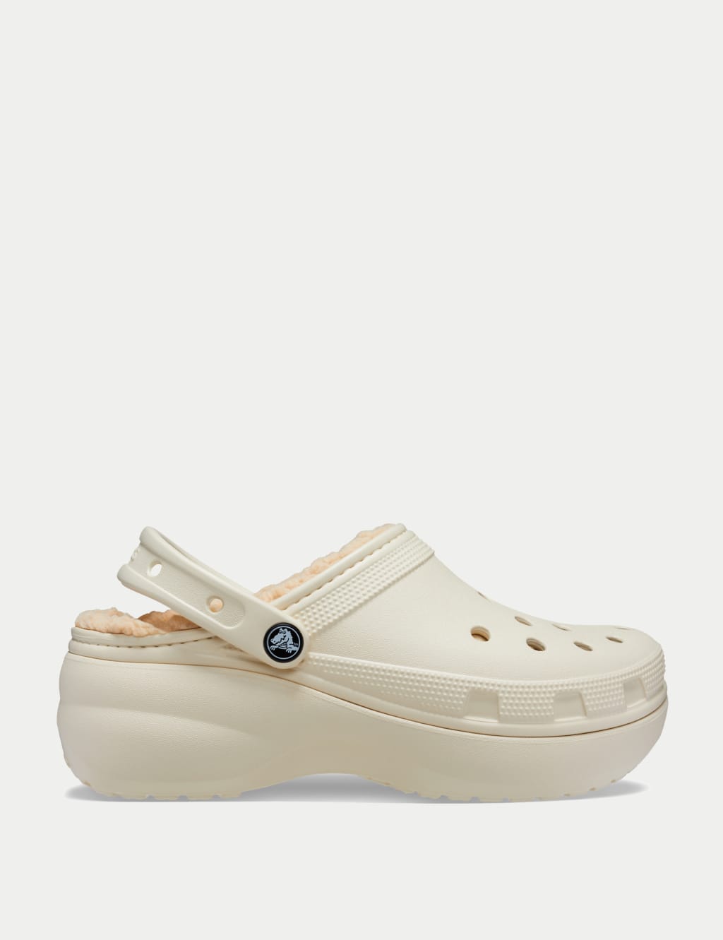 Cream Crocs at M S