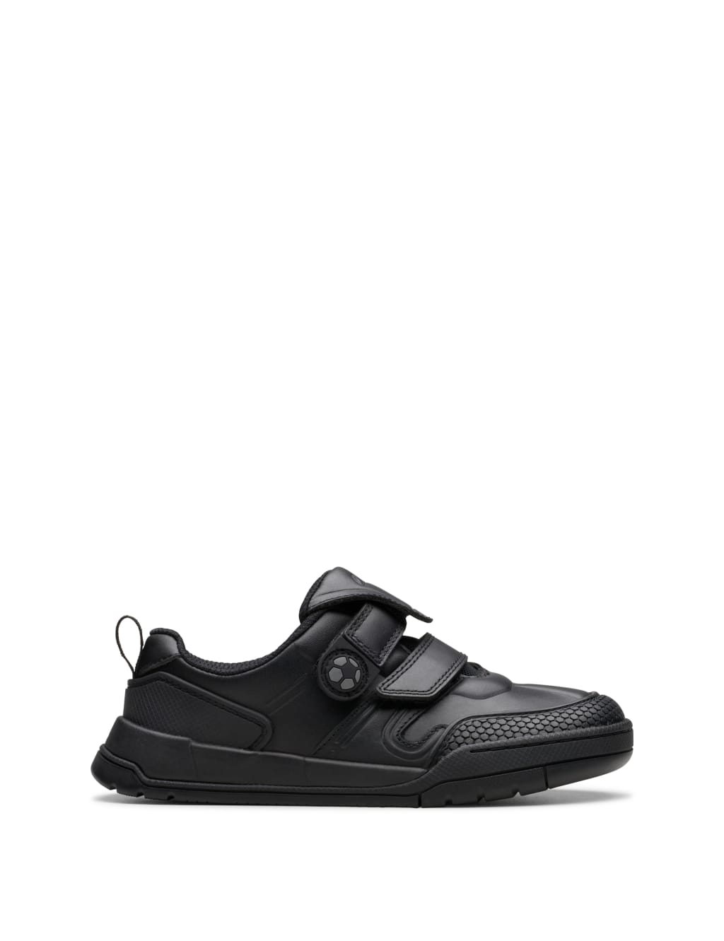 Kids' Leather Riptape Trainers (10 Small - 2½ Large)