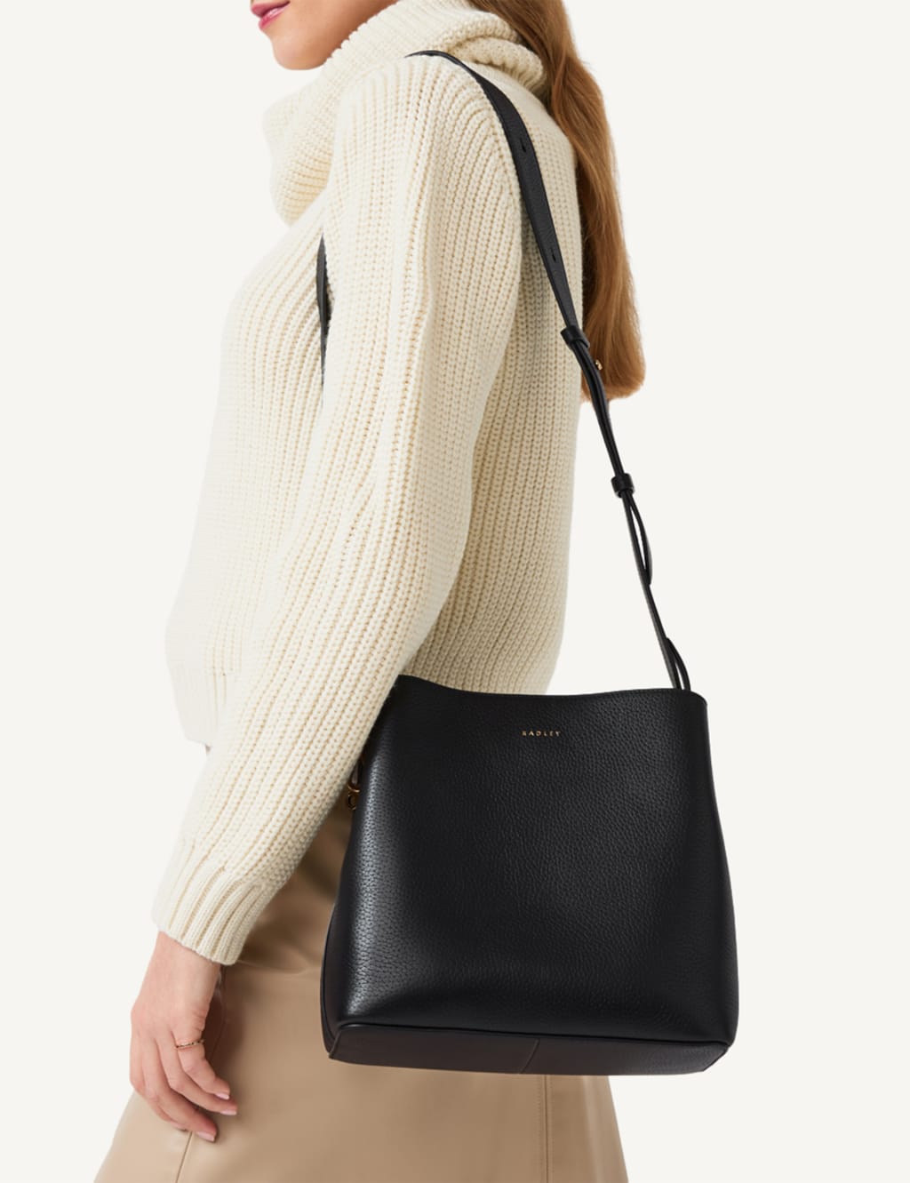 Dukes Place Icon Leather Cross Body Bag