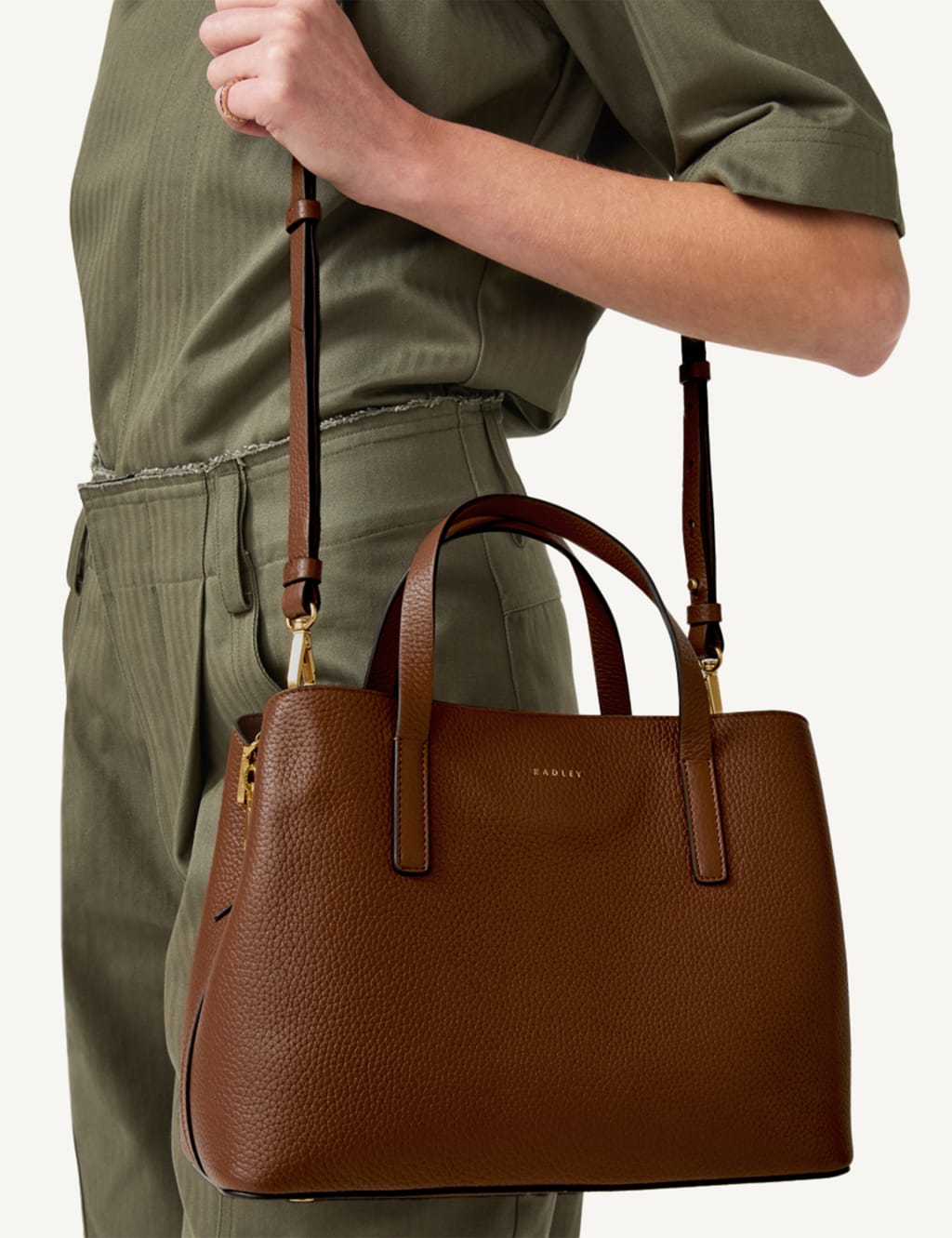 Dukes Place Icon Leather Grab Bag