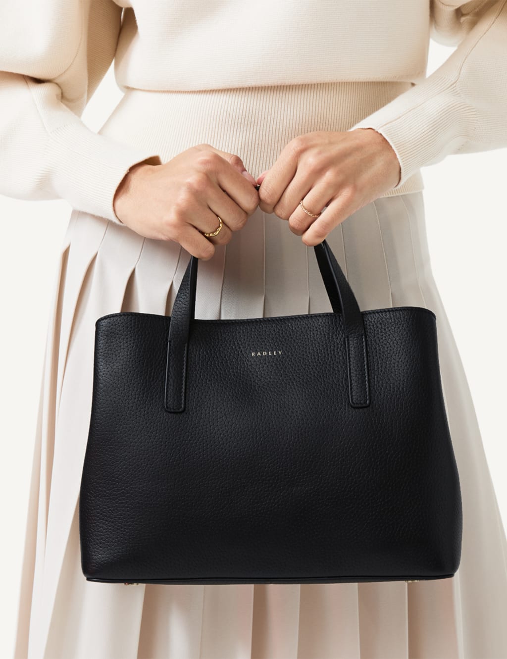 Dukes Place Icon Leather Grab Bag