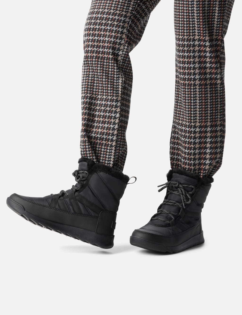 Lace Up Flat Winter Boots