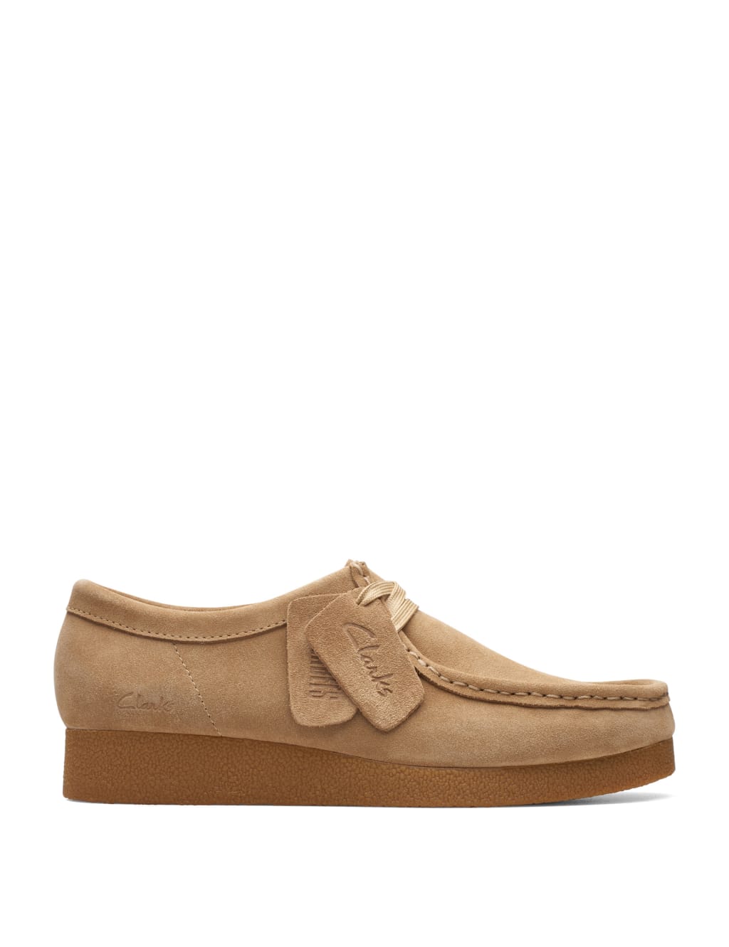 Wallabee Suede Flatform Shoes