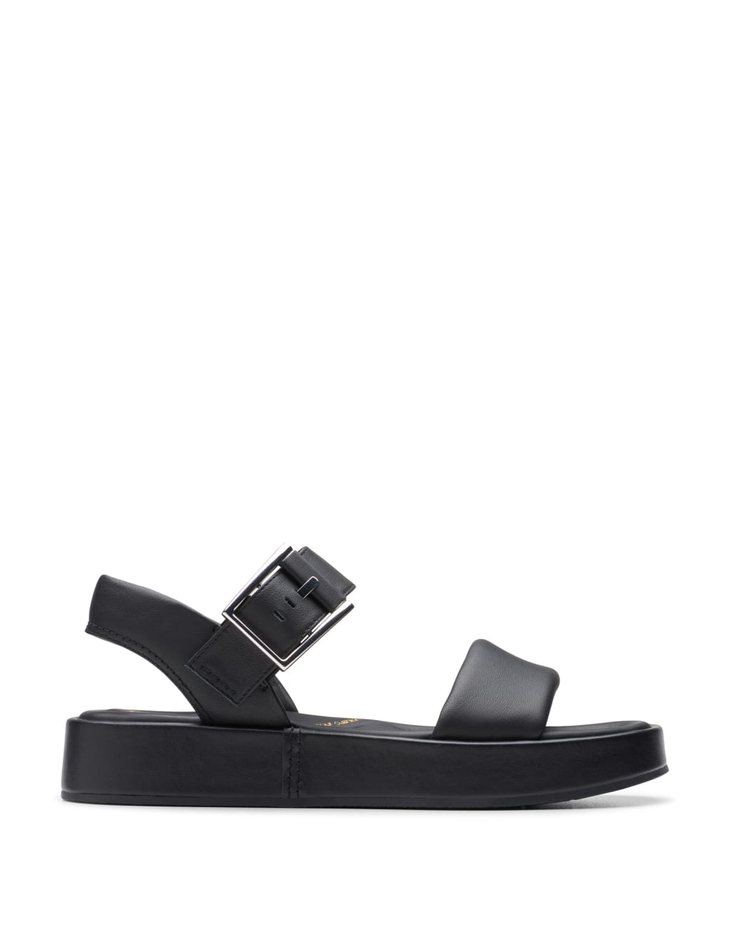 Leather Ankle Strap Flat Sandals