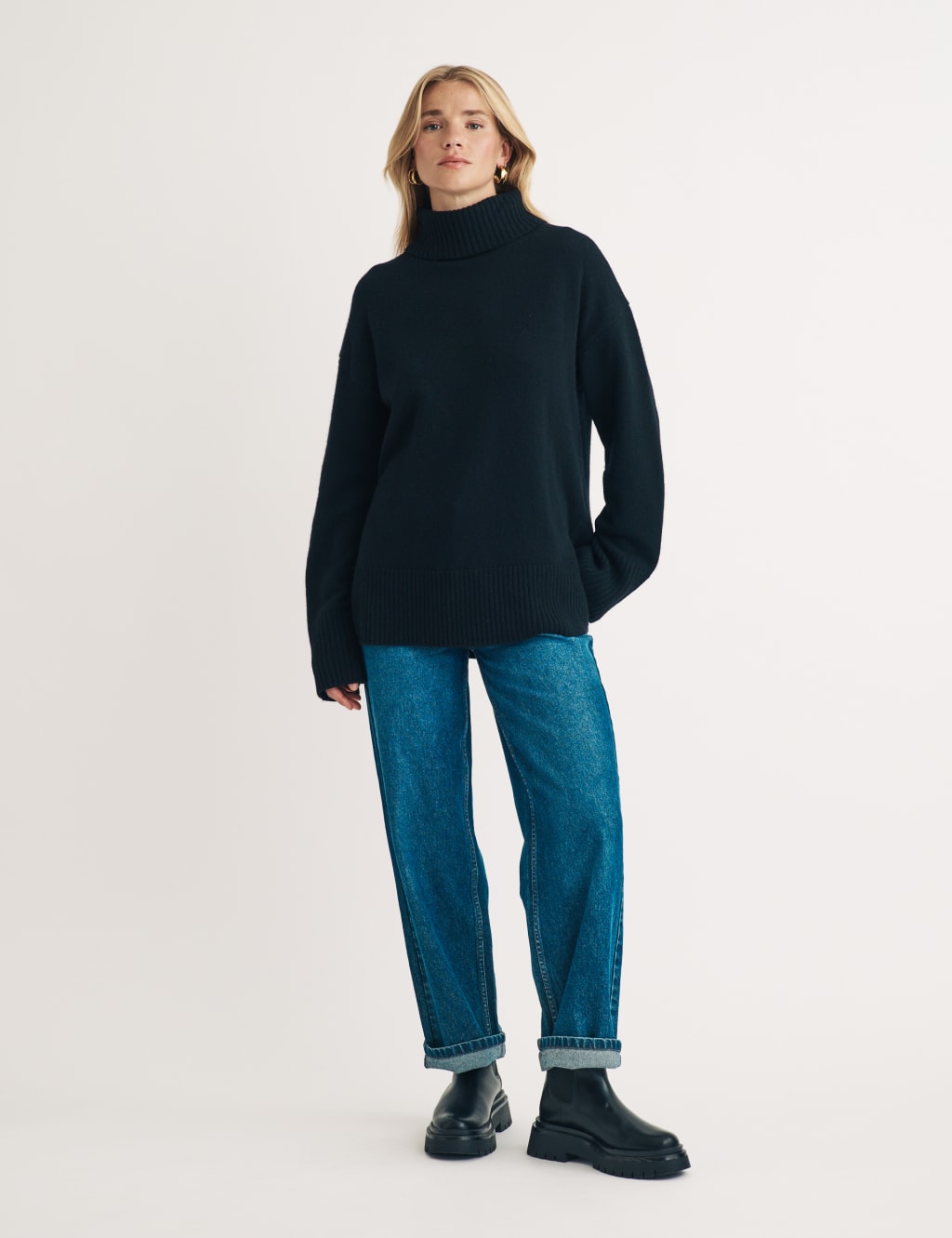 Marks and spencer ladies black jumpers deals