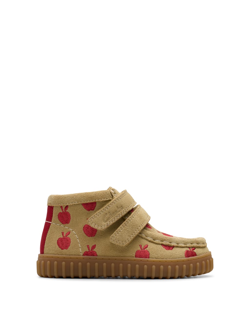 Kids' Suede Apple Ankle Boots (4 Small - 6.5 Small)