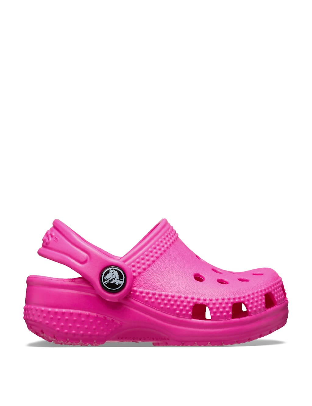 Crocs Kids' Slip-on Clogs (2 Small - 3 Small) Bright Pink