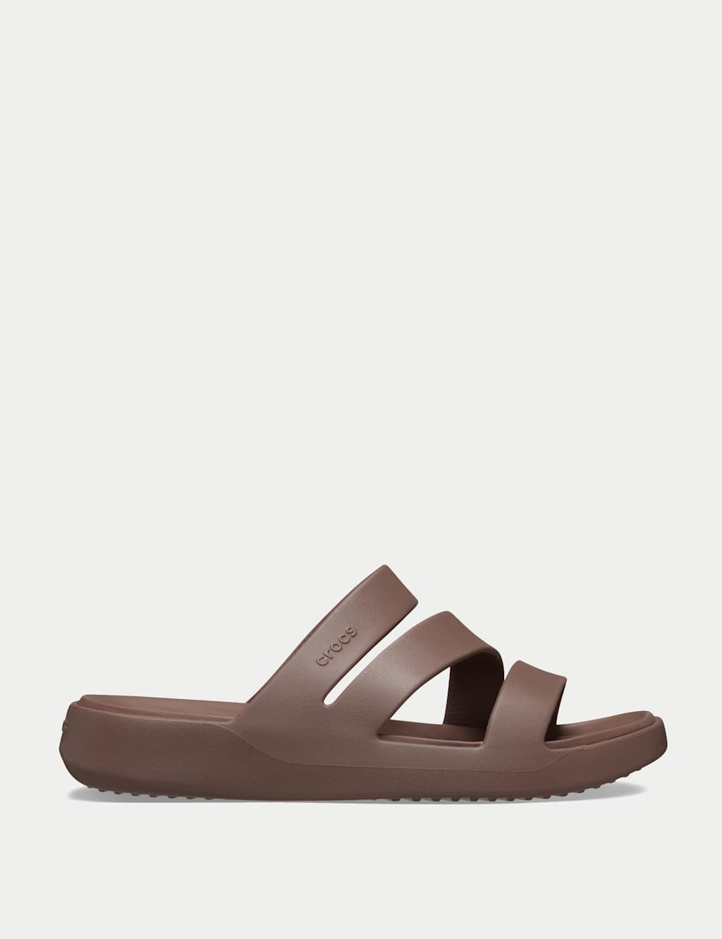 Crocs Getaway Strappy Flat Sandals Brown