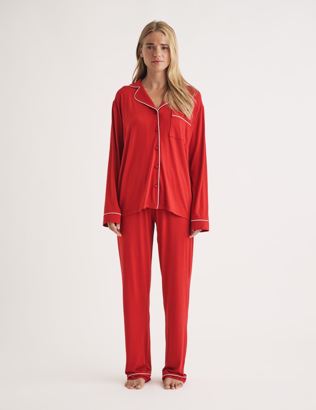 Ladies cropped leg pyjamas outlet