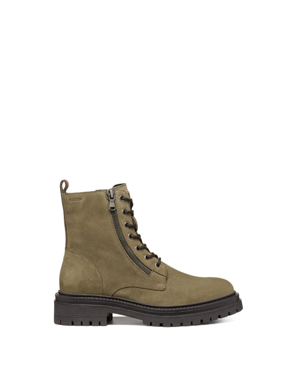 Suede Block Heel Ankle Boots