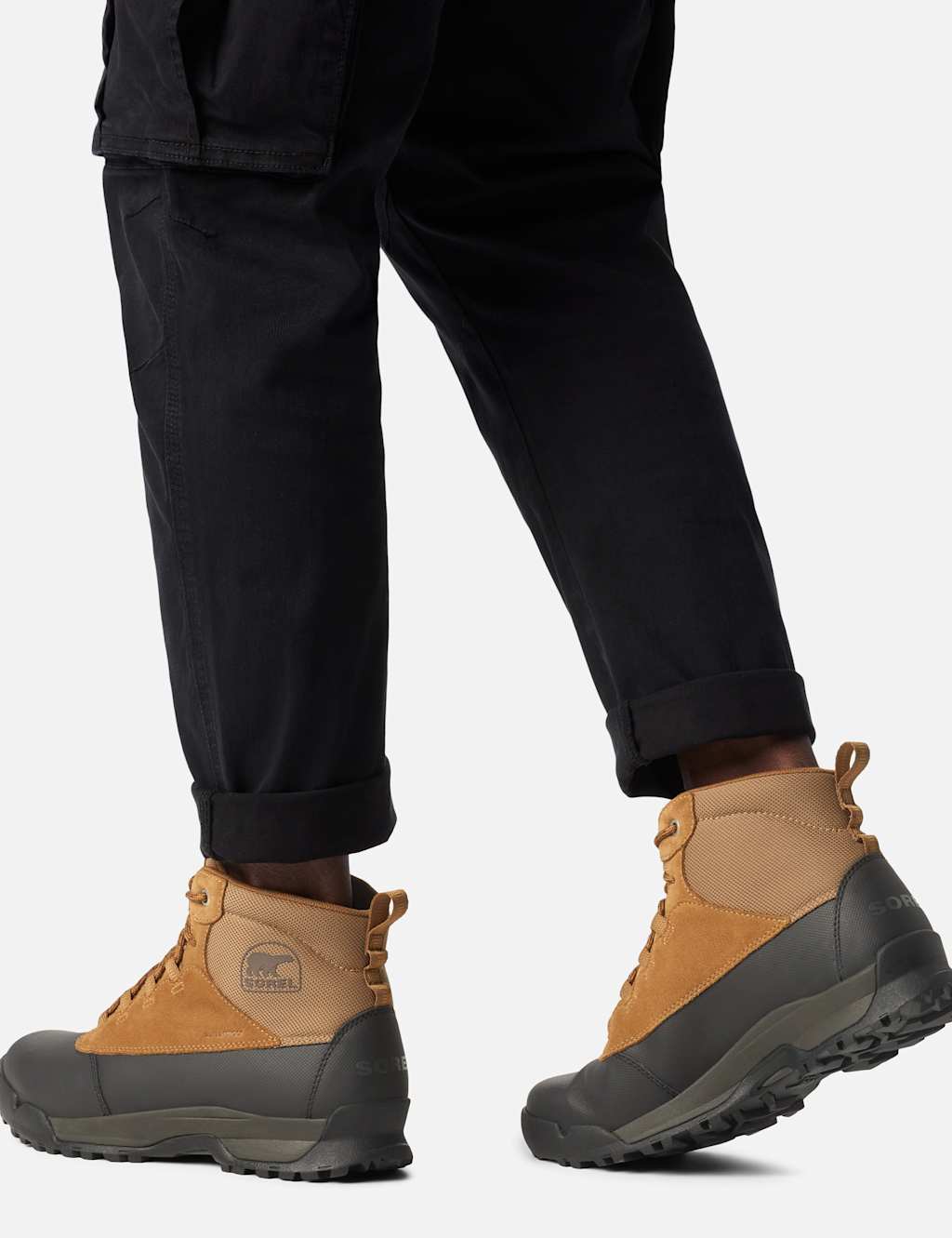 Sorel Men's Buxton Lite Suede Casual Boots - 9 - Brown, Brown