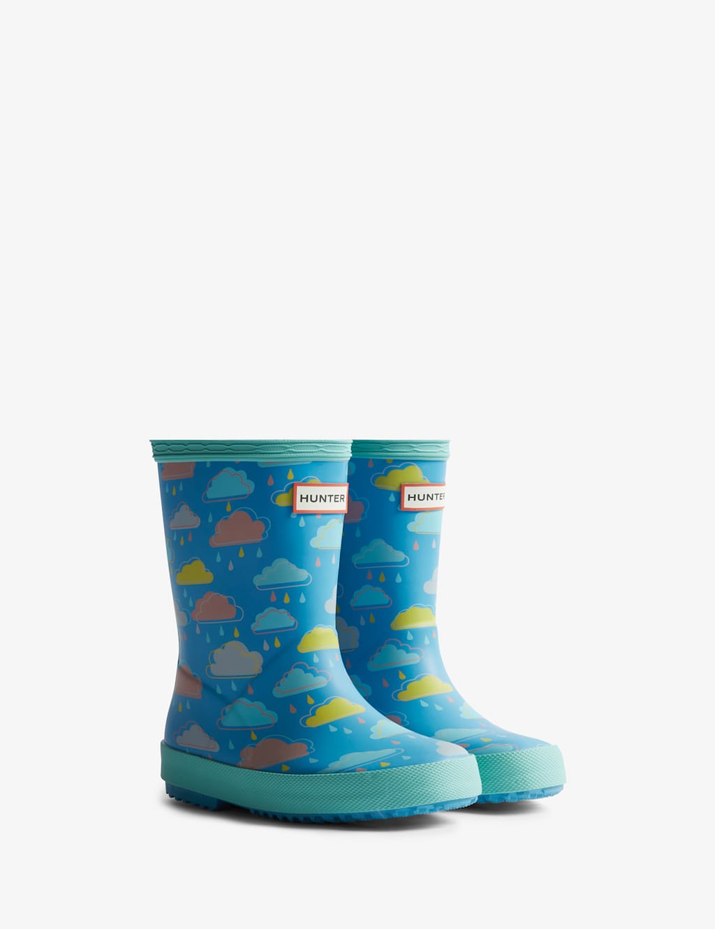 Kids First Rain Cloud Print Wellies