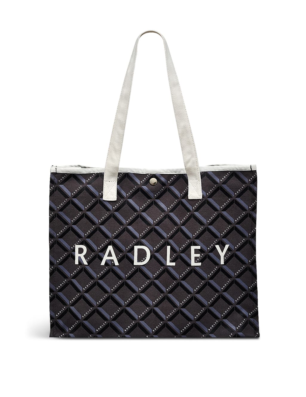 Canvas Geometric Tote Bag