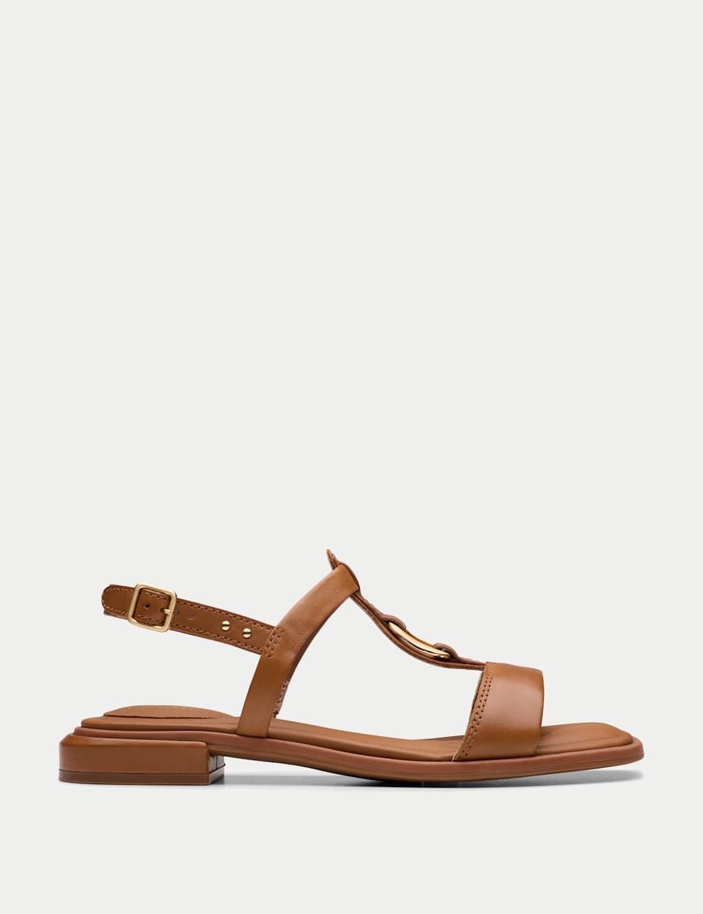 Leather Ankle Strap Sandals