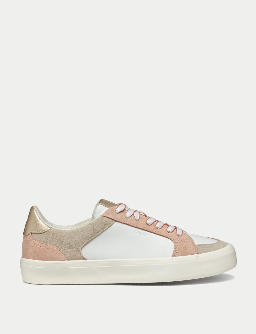 Leather Lace Up Trainers