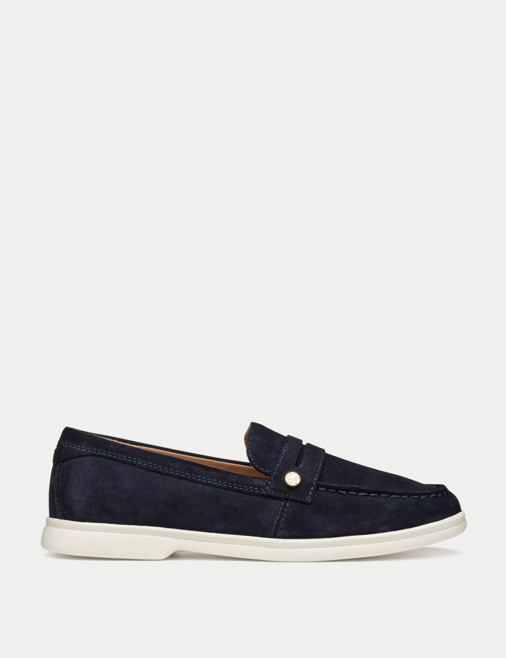 Suede Platform Loafers
