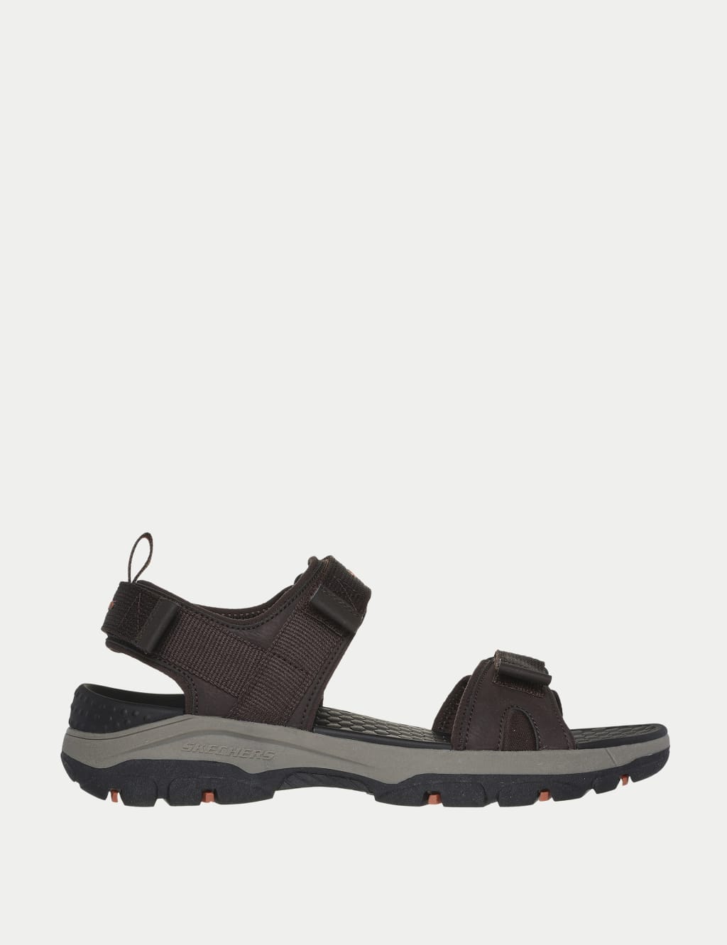 Skechers Men's Riptape Sandals - 10 - Chocolate, Olive,Chocolate,Black