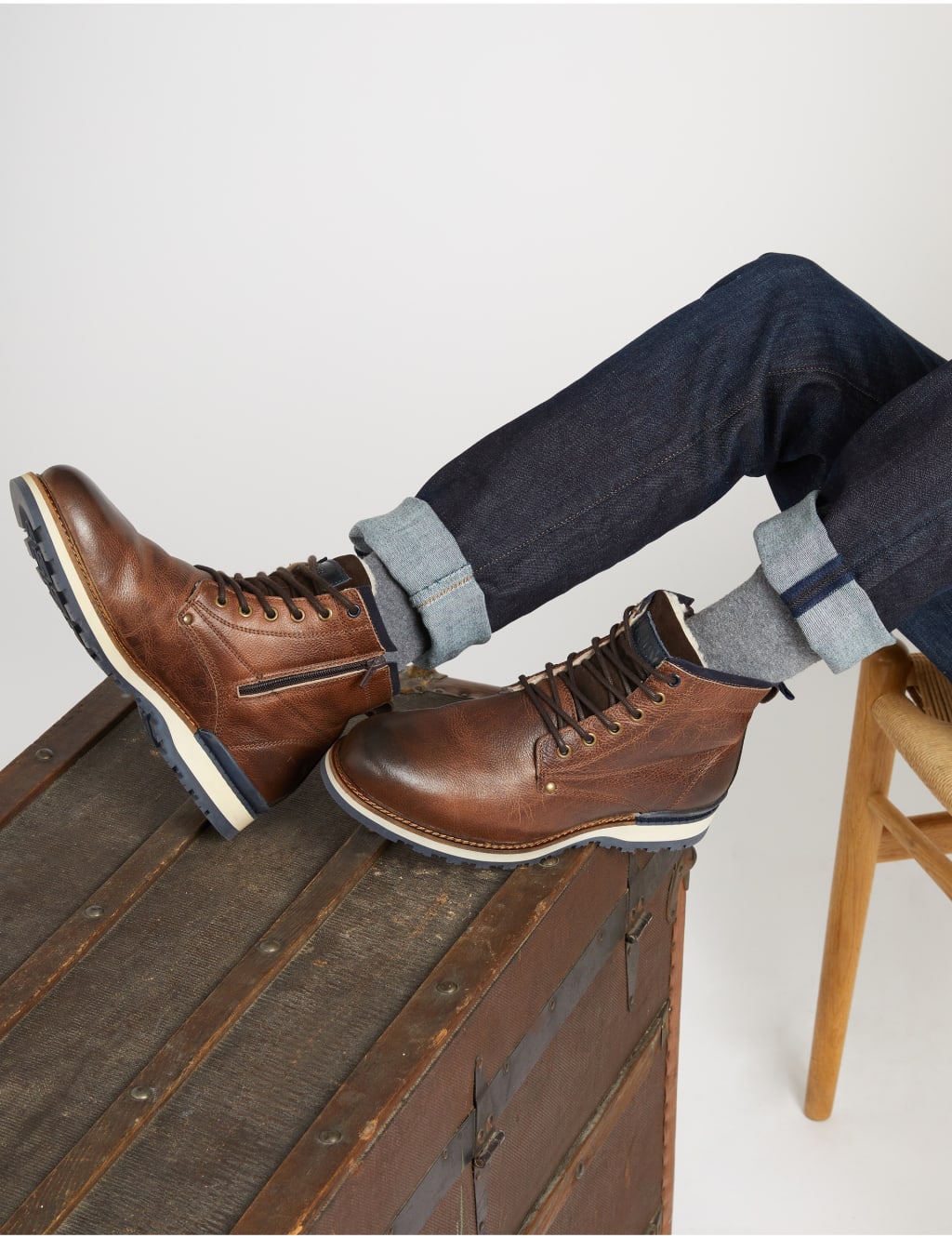 Leather Casual Boots
