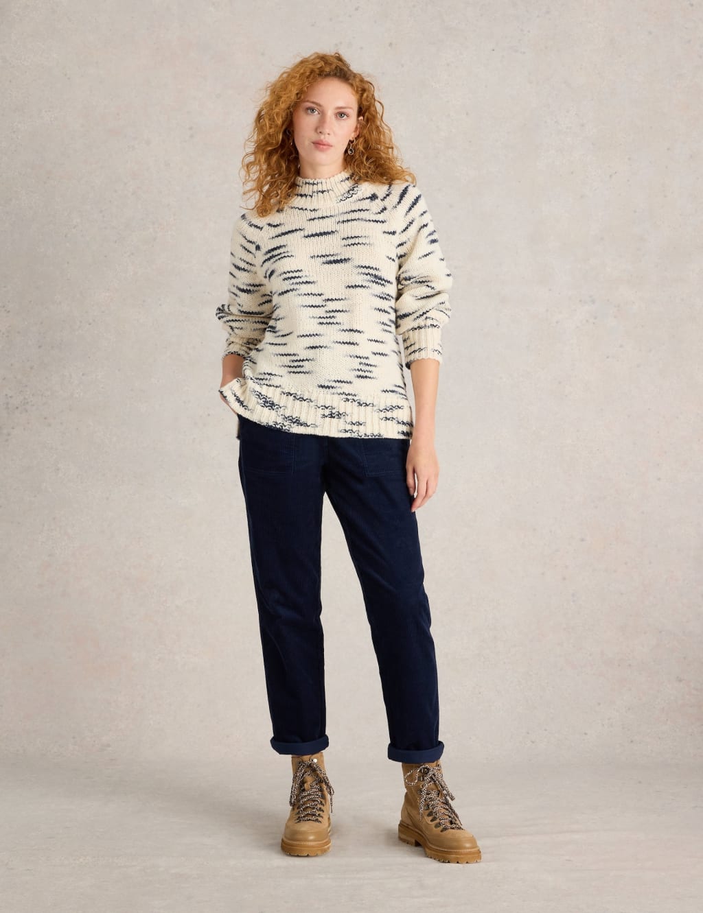 Cord Patch Pocket Trousers