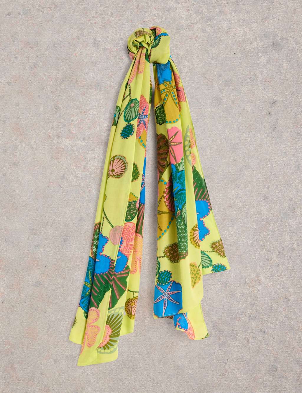 Printed Floral Scarf